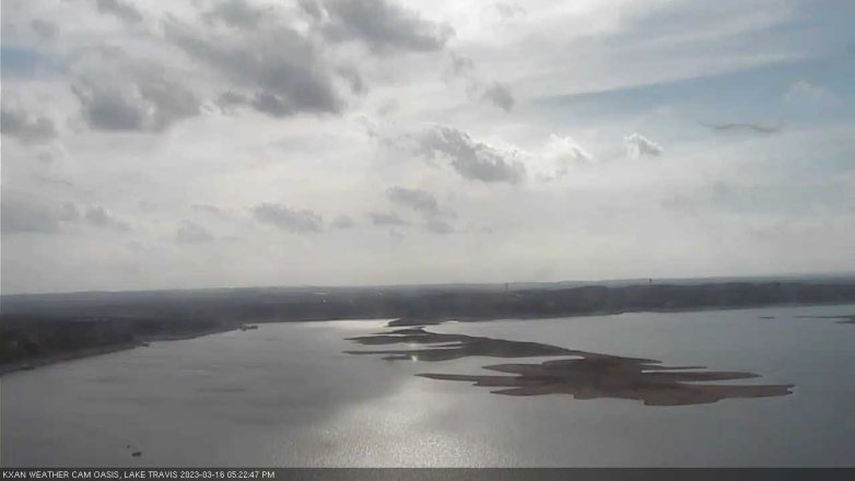 Lake Travis webcam, March 16, 2023 5:25 PM CT