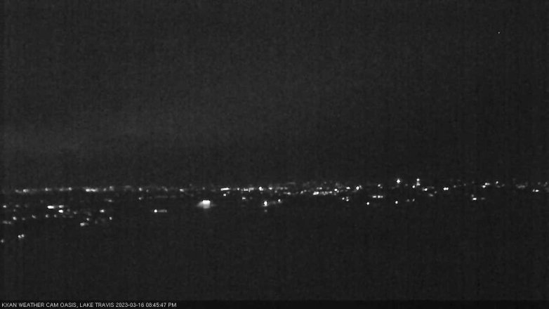 Lake Travis webcam, March 16, 2023 8:45 PM CT