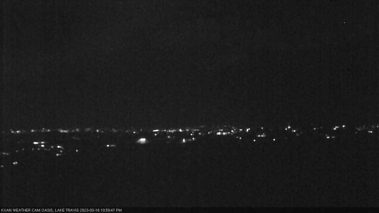 Lake Travis webcam, March 16, 2023 11:00 PM CT