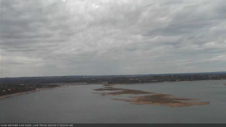 Lake Travis webcam, March 17, 2023 9:25 AM CT