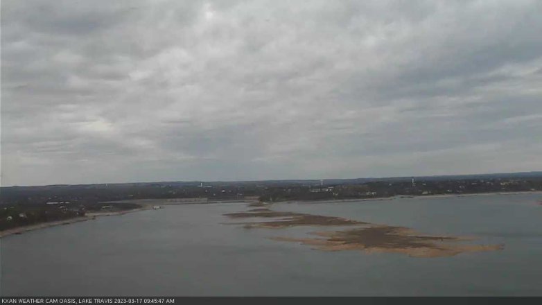 Lake Travis webcam, March 17, 2023 9:45 AM CT