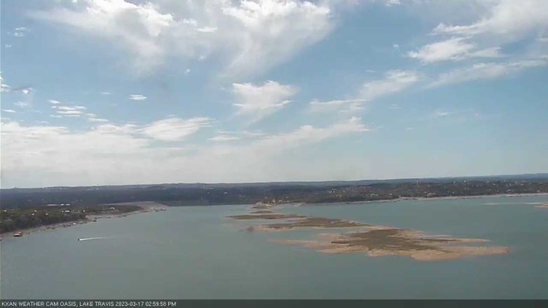Lake Travis webcam, March 17, 2023 3:00 PM CT