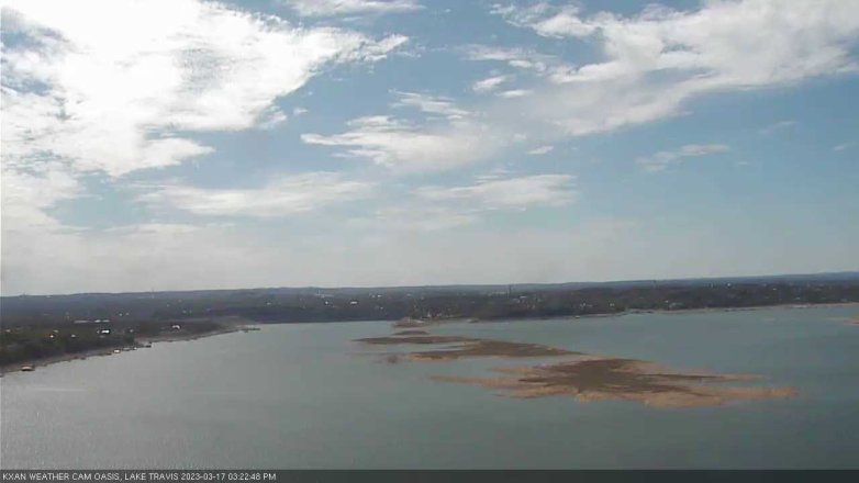 Lake Travis webcam, March 17, 2023 3:25 PM CT