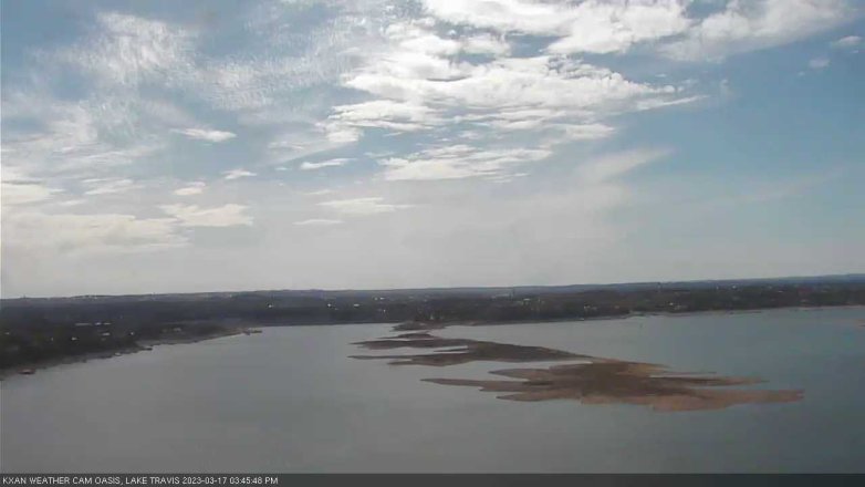 Lake Travis webcam, March 17, 2023 3:45 PM CT