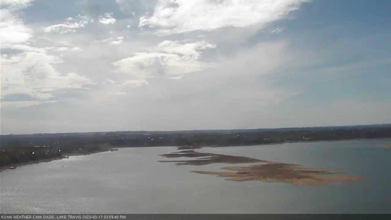 Lake Travis webcam, March 17, 2023 4:00 PM CT