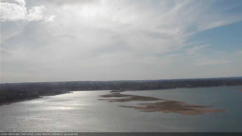 Lake Travis webcam, March 17, 2023 4:25 PM CT