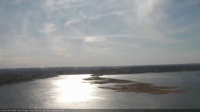 Lake Travis webcam, March 17, 2023 5:00 PM CT