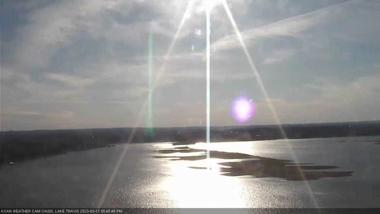 Lake Travis webcam, March 17, 2023 5:45 PM CT