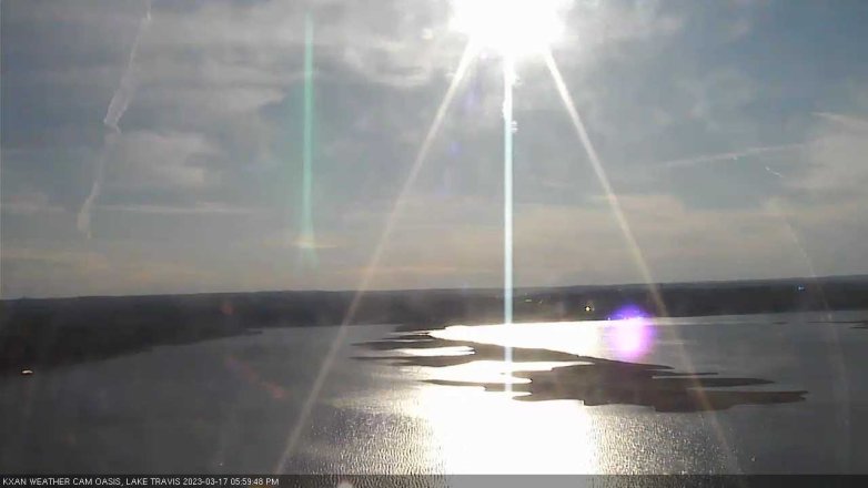 Lake Travis webcam, March 17, 2023 6:00 PM CT