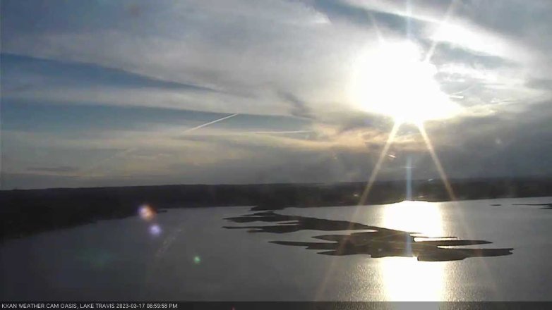 Lake Travis webcam, March 17, 2023 7:00 PM CT