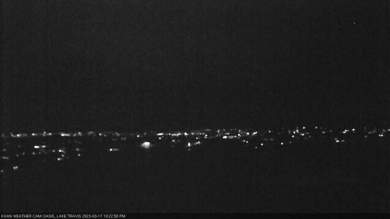 Lake Travis webcam, March 17, 2023 10:25 PM CT