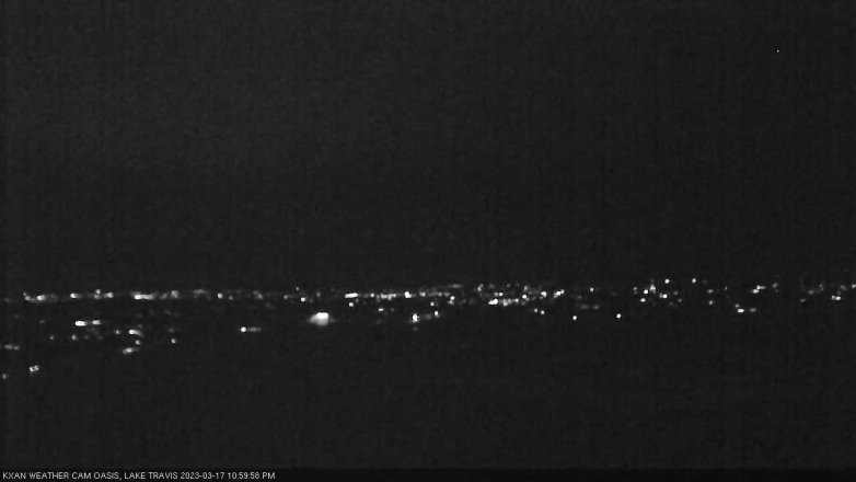 Lake Travis webcam, March 17, 2023 11:00 PM CT