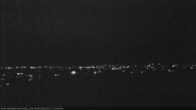 Lake Travis webcam, March 17, 2023 11:25 PM CT