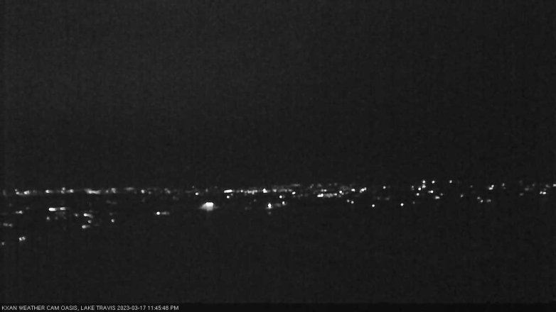 Lake Travis webcam, March 17, 2023 11:45 PM CT