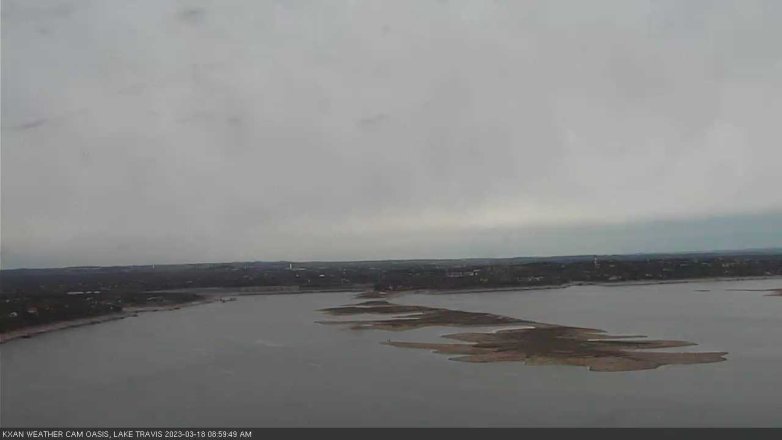 Lake Travis webcam, March 18, 2023 9:00 AM CT