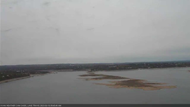 Lake Travis webcam, March 18, 2023 9:45 AM CT