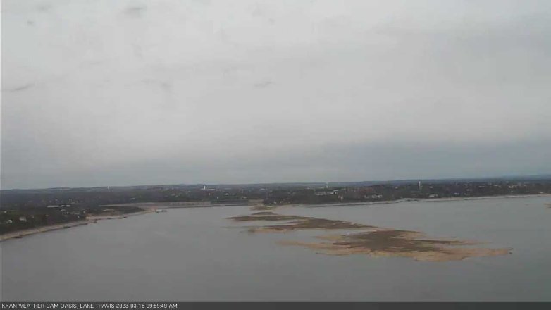 Lake Travis webcam, March 18, 2023 10:00 AM CT