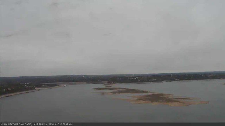Lake Travis webcam, March 18, 2023 11:00 AM CT