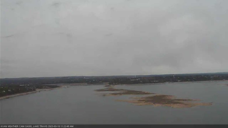Lake Travis webcam, March 18, 2023 11:25 AM CT