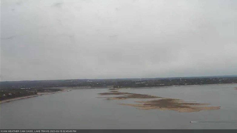Lake Travis webcam, March 18, 2023 2:45 PM CT