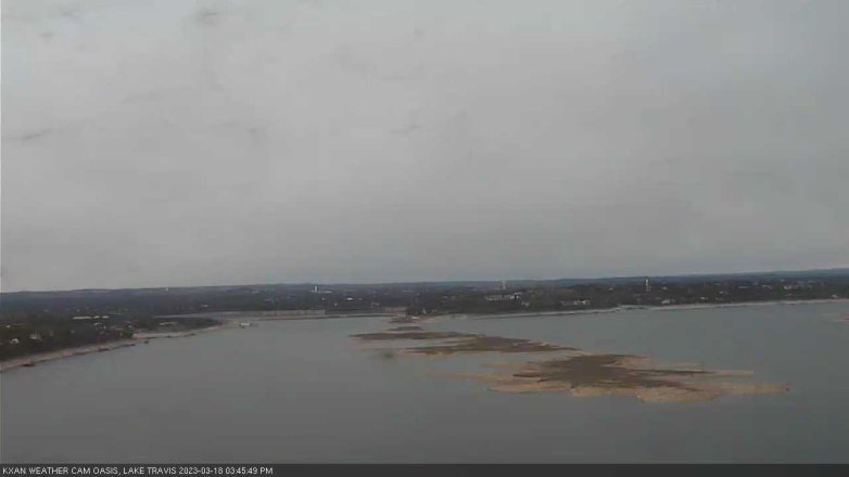 Lake Travis webcam, March 18, 2023 3:45 PM CT
