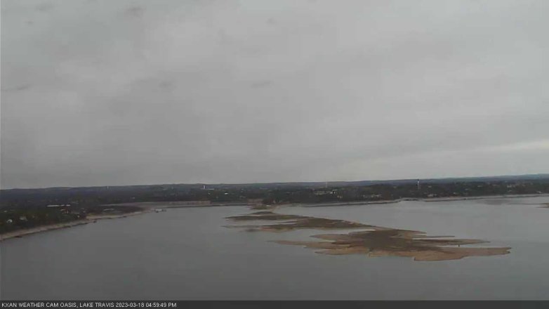 Lake Travis webcam, March 18, 2023 5:00 PM CT