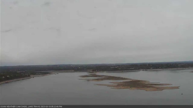 Lake Travis webcam, March 18, 2023 5:25 PM CT