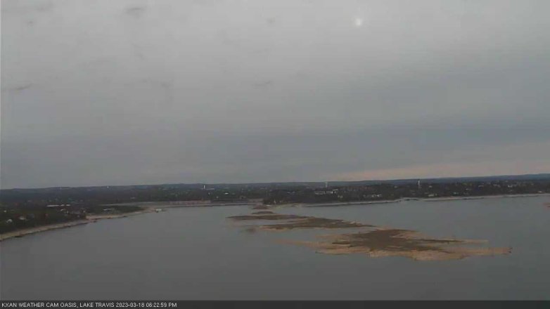 Lake Travis webcam, March 18, 2023 6:25 PM CT