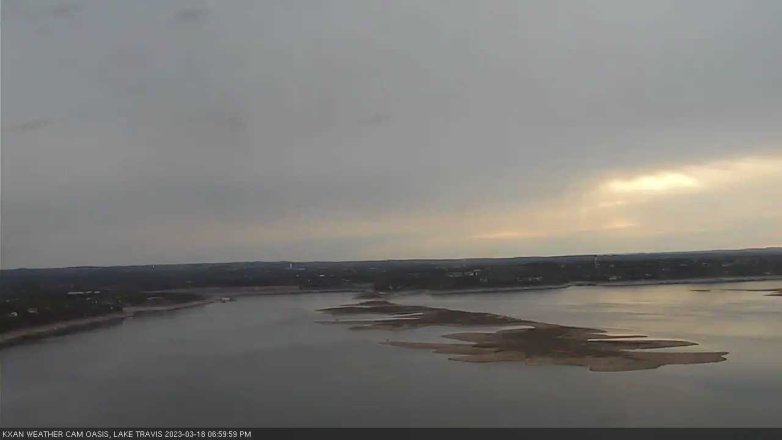 Lake Travis webcam, March 18, 2023 7:00 PM CT