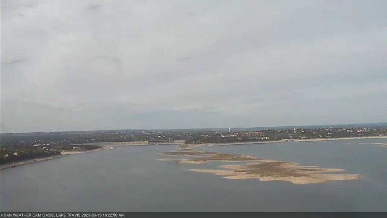 Lake Travis webcam, March 19, 2023 10:25 AM CT