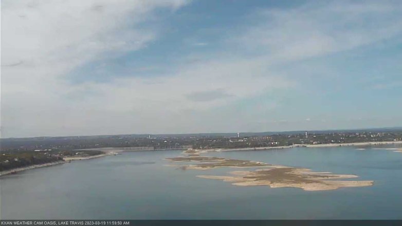 Lake Travis webcam, March 19, 2023 12:00 PM CT