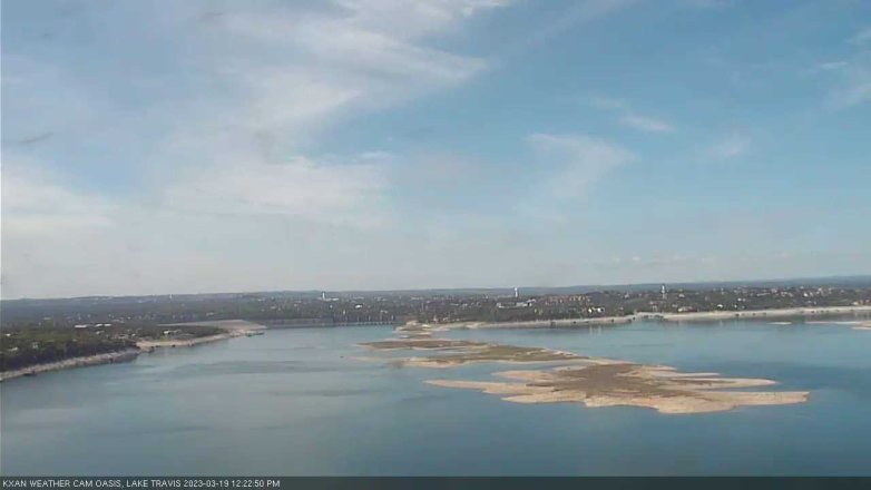 Lake Travis webcam, March 19, 2023 12:25 PM CT