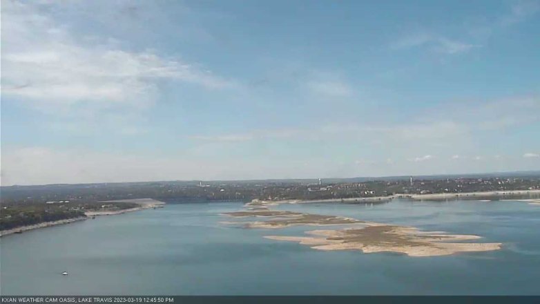Lake Travis webcam, March 19, 2023 12:45 PM CT