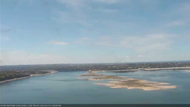 Lake Travis webcam, March 19, 2023 1:00 PM CT