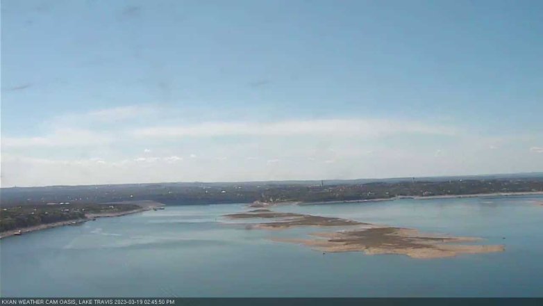 Lake Travis webcam, March 19, 2023 2:45 PM CT