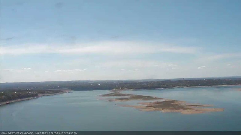 Lake Travis webcam, March 19, 2023 3:00 PM CT