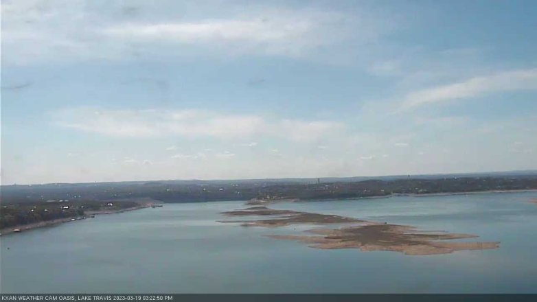 Lake Travis webcam, March 19, 2023 3:25 PM CT