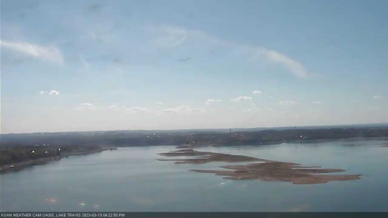 Lake Travis webcam, March 19, 2023 4:25 PM CT