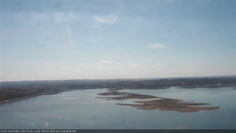 Lake Travis webcam, March 19, 2023 4:45 PM CT