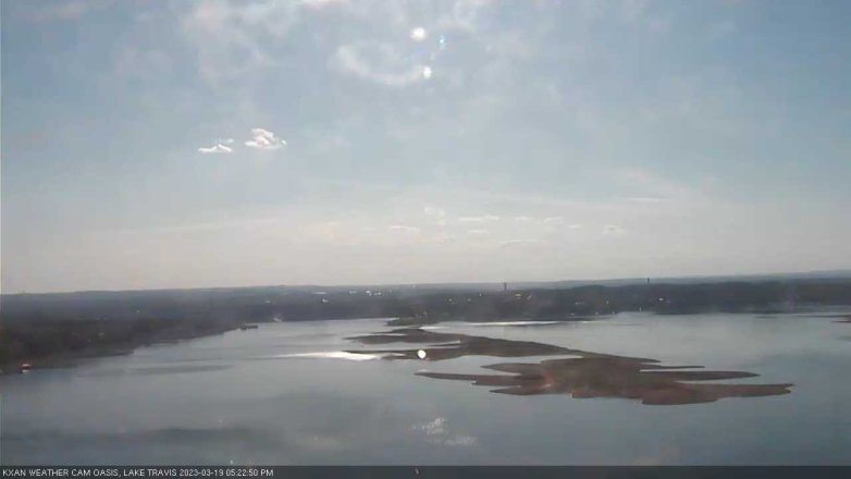 Lake Travis webcam, March 19, 2023 5:25 PM CT