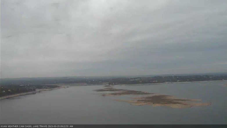 Lake Travis webcam, March 20, 2023 9:25 AM CT