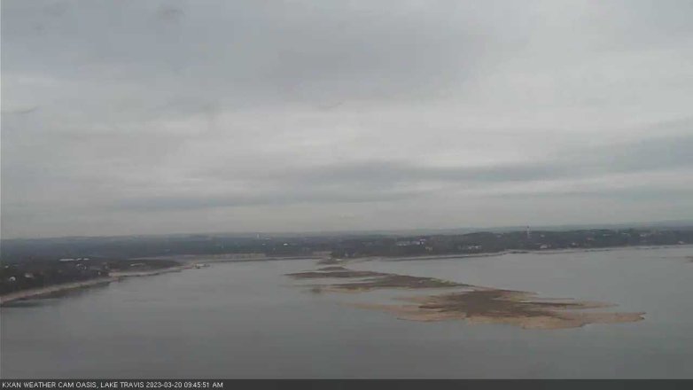 Lake Travis webcam, March 20, 2023 9:45 AM CT