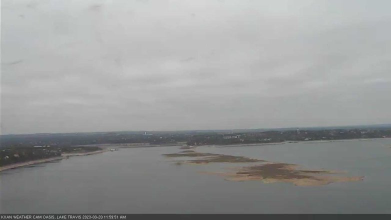 Lake Travis webcam, March 20, 2023 12:00 PM CT