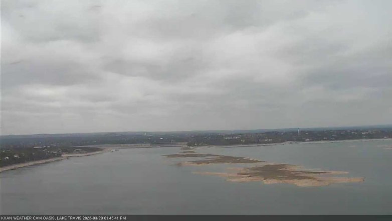 Lake Travis webcam, March 20, 2023 1:45 PM CT