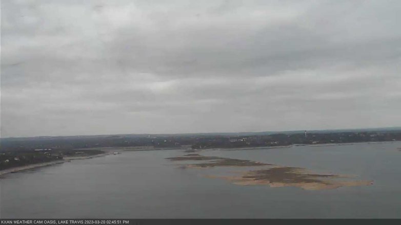 Lake Travis webcam, March 20, 2023 2:45 PM CT