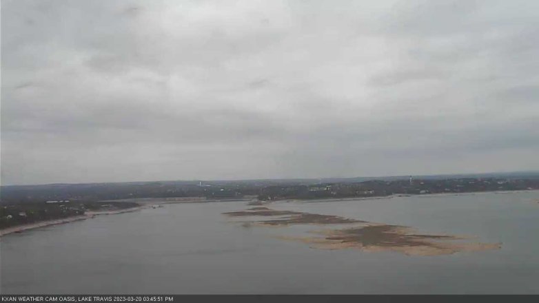 Lake Travis webcam, March 20, 2023 3:45 PM CT