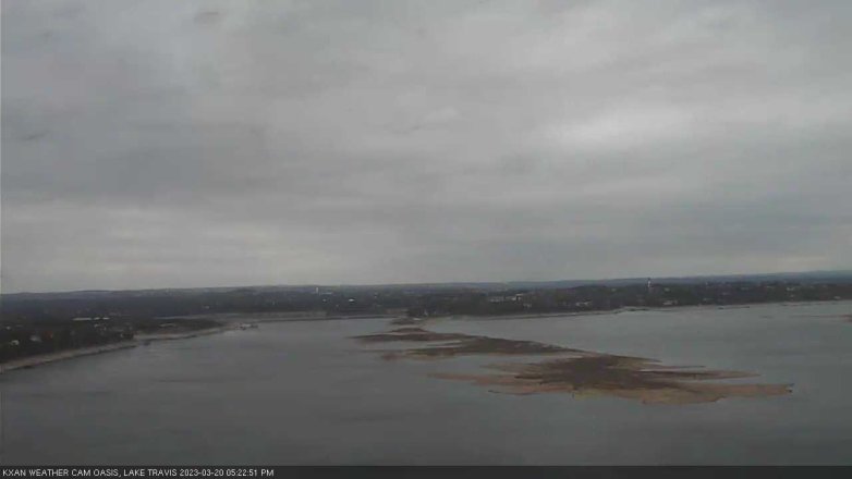 Lake Travis webcam, March 20, 2023 5:25 PM CT