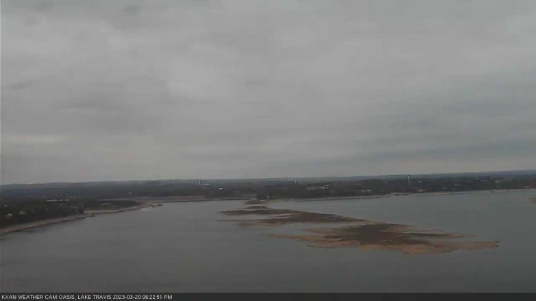Lake Travis webcam, March 20, 2023 6:25 PM CT