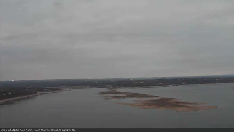 Lake Travis webcam, March 20, 2023 7:00 PM CT
