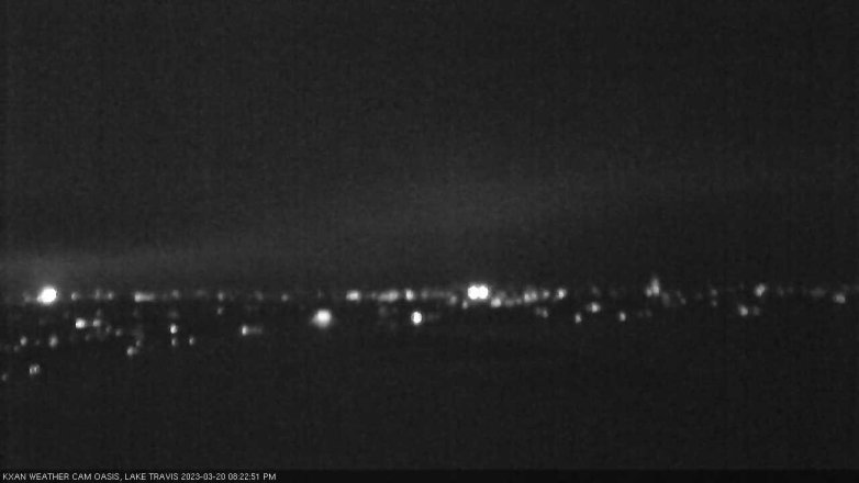 Lake Travis webcam, March 20, 2023 8:25 PM CT